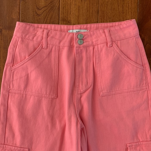 ADIKA Mindset Pink Cargo Pants / Jeans size M BARBIECORE - Picture 2 of 6